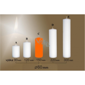 Lima Candle glatter orange Zylinder 60 x 150 mm 1 Stück