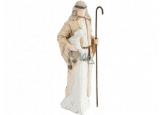 Arora Design Der Hirte zeigt die Ankunft des Lammes Gottes in Ihrer Krippe Figur aus Harz 22 cm