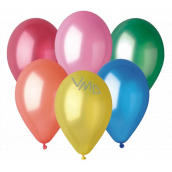 Luftballons Metallic Farbmischung 26 cm 10 Stück