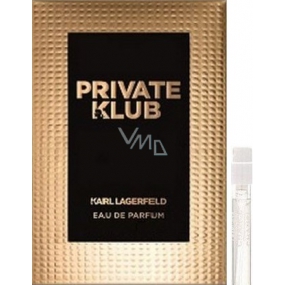 Karl Lagerfeld Private Club für Frauen parfümiertes Wasser 2 ml mit Spray, Fläschchen
