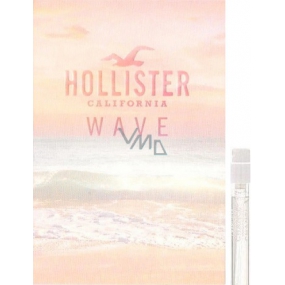 Hollister Wave für ihr parfümiertes Wasser 2 ml mit Spray, Fläschchen