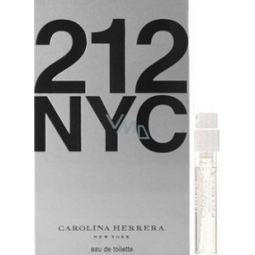 Carolina Herrera 212 NYC Women toaletní voda pro ženy 1,5 ml s rozprašovačem, Vialka