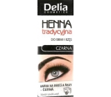 Delia Cosmetics Henna Augenbrauen- und Wimpernfarbe Schwarz 2 g