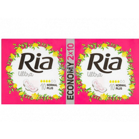 Ria Ultra Normal Plus Damenbinden 2 x 10 Stück