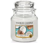 Yankee Candle Coconut Splash - Kokosnuss Erfrischung Duftkerze Classic Medium Glass 411 g