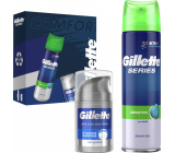 Gillette Series Sensitive Rasiergel 200 ml + Aftershave 50 ml, Kosmetikset für Männer