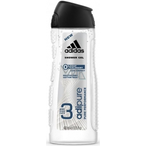 Adidas Adipure Duschgel ohne Seifenbestandteile und Farbstoffe für Männer 400 ml