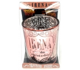 Albi Schimmernder Kerzenhalter aus Glas für Teekerze IRENA, 7 cm