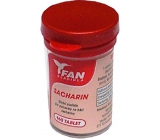 Fan Sacharin Süßstoff 160 Tabletten in 10 g Dose