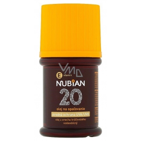 Nubian OF20 Wasserdichtes Sonnenöl 60 ml