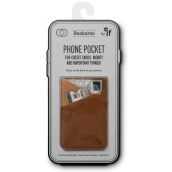 Wenn Bookaroo Phone Pocket Case - Handytasche für Dokumente braun 195 x 95 x 18 mm