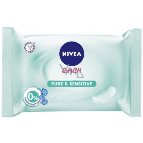 Nivea Baby Pure & Sensitive Reinigungstücher für empfindliche Haut für Kinder 63 Stück