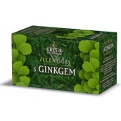 Grešík Grüner Tee mit Ginkgo wirkt sich positiv auf die Verbesserung des Gedächtnisses und der Durchblutung der Gehirninfusionsbeutel 20x1,5 g aus