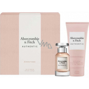 Abercrombie & Fitch Authentische Frau Eau de Parfum für Frauen 50 ml + Körperlotion 200 ml, Geschenkset