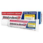 Blend-a-dent Super-Haftcreme Komplette extra starke Fixiercreme für Zahnersatz, Zahnersatz 47 g