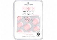 Essence French Manicure Click & Go Nägel künstliche Nägel 01 Classic French 12 Stück