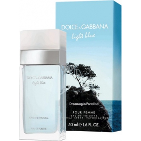 Dolce & Gabbana Hellblau Träumen in Portofino Eau de Toilette für Frauen 50 ml