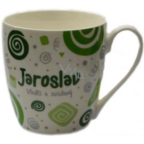 Nekupto Twister Becher namens Jaroslav grün 0,4 Liter