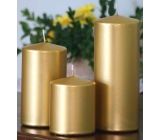 Lima Metal Series Kerze Gold Zylinder 60 x 120 mm 1 Stück