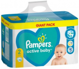 Pampers Active Baby Giantpack Mini Größe 2, 4-8 kg Windelhöschen 96 Stück