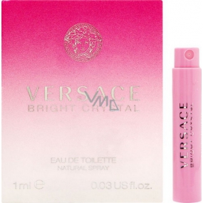 Versace Bright Crystal Eau de Toilette für Frauen 1 ml mit Spray, Fläschchen
