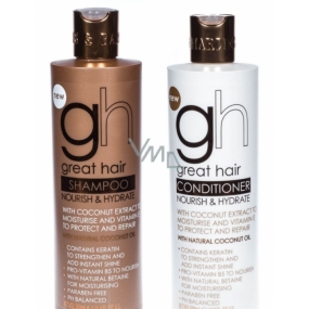 Baylis & Harding Coconut Oil Moisturizing Hair Shampoo 500 ml + Conditioner 500 ml, Kosmetikset
