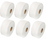 Jumbo 190 Toilettenpapier 75% Weiße für 2 Lagen Tray 6 Stück