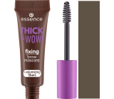 Essence Thick & Wow! augenbrauen-Mascara mit Fasern 03 Brunette Brown 6 ml