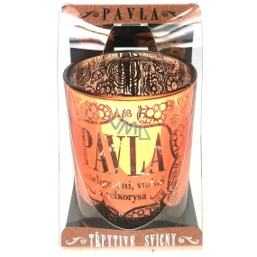 Albi Glitzernder Kerzenhalter aus Glas für PAVLA Teekerze, 7 cm