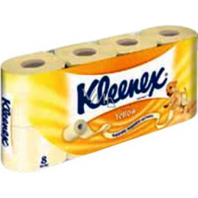 Kleenex Yellow Toilettenpapier 2-lagig 8 Rollen gelb 180 Schnipsel