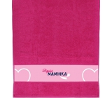Albi Handtuch Wunderbare Mutter rosa 90 cm × 50 cm