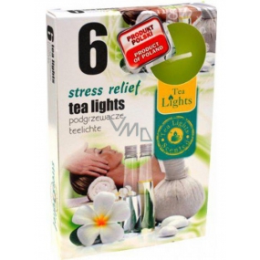 Tea Lights Stress Relief mit Duftentlastung von stressduftenden Teekerzen 6 Stück