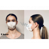Crdlight Respirator FFP2 Gesichtsmaske für Kinder Junior weiß 10 Stück