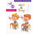 Ditipo Fun Notizbuch Hooray for school 2 für Kinder 5 - 7 Jahre 16 Seiten 215 x 275 mm