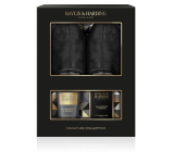 Baylis & Harding Černý pepř a ženšen sprchový gel 140 ml + toaletní mýdlo 100 g + pantofle, kosmetická sada pro muže