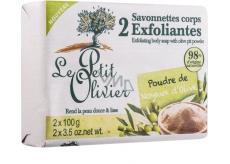 Le Petit Olivier Olivenöl schälende Toilettenseife 2 x 100 g