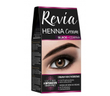 Revia Henna Augenbrauenfarbe, Creme 15 ml + Aktivator 15 ml, 01 Schwarz