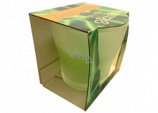 Admit Satin Glass Green Apple - Zelené jablko vonná svíčka ve skle 75 g