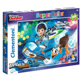 Clementoni Puzzle SuperColor Disney Miles z budoucnost 104 dílků, doporučený věk 6+