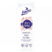 Linteo 100% Natural Cosmetic Wadding Removal Pads 100 Stück