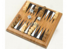 Albi Bamboo Minigames Backgammon Brettspiel für 2 Spieler