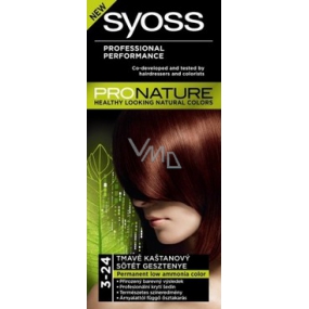Syoss ProNature lang anhaltende Haarfarbe 3-24 dunkelbraun