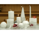 Lima Artic Kerze weiße Ellipse 110 x 125 mm 1 Stück