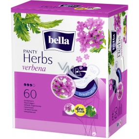 Bella Herbs Verbena Slipeinlagen 60 Stück + Make-up Entferner Tampons 30 Stück
