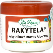 Dr. Popov Rakytela Sanddornsalbe mit Aloe Vera beruhigt, spendet Feuchtigkeit für normale und getrocknete Haut, auch zur Pflege von Narben, Verbrennungen und Erfrierungen geeignet 50 ml