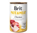 Brit Paté & Meat Hühnchen- und Rindfleischpastete komplettes Hundefutter 400 g