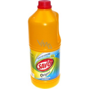 Savo Original Wasser- und Flächendesinfektion entfernt effektiv 99,9% der 2L-Bakterien