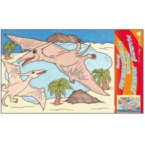 Wassermalerei Dinosaurier Nr. 5 28 x 21 cm