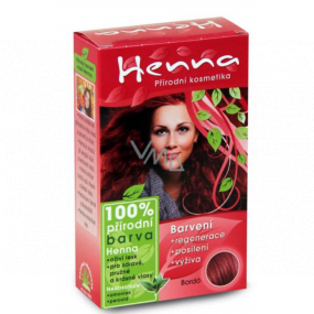 Henna natürliche Haarfarbe Burgund 121 Pulver 33 g