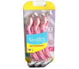 Gillette Venus Simply 3 ready Rasierer mit Gleitband pink 6 Stück für Damen
